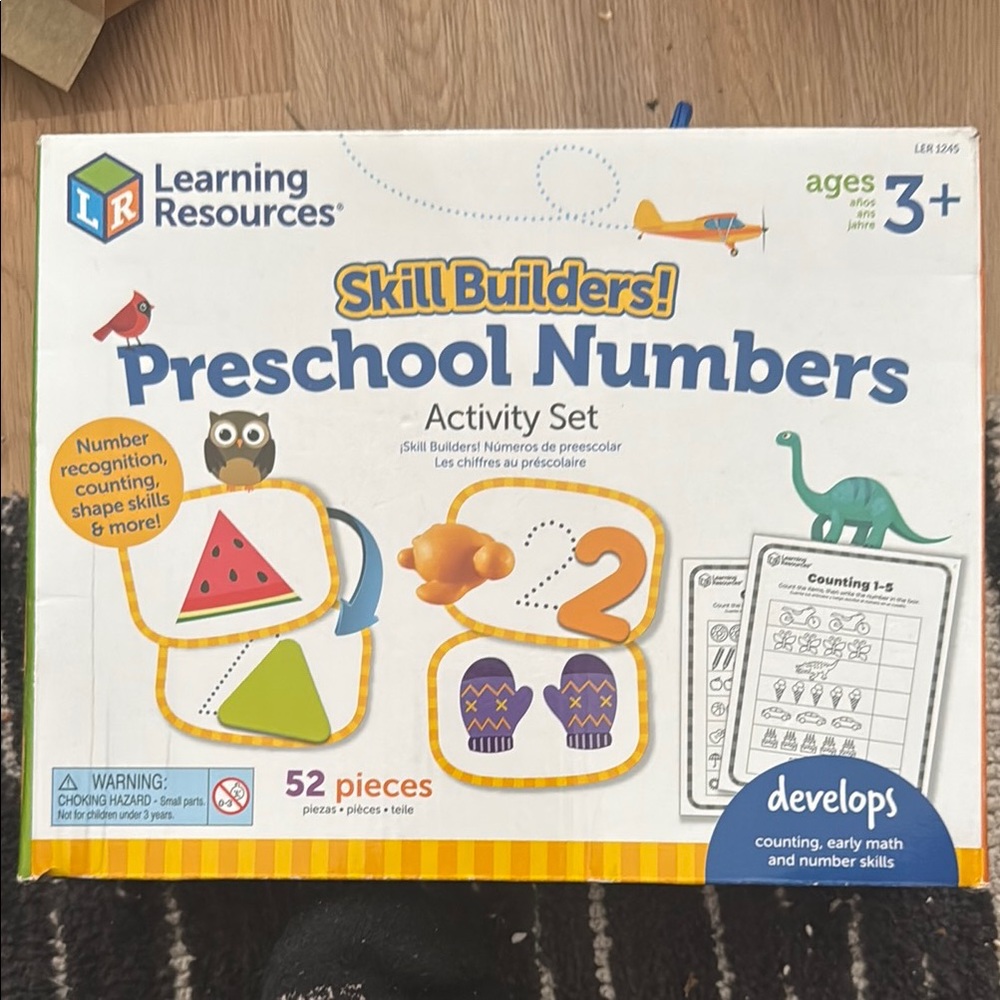 Skill Builders Preschool Numbers Activity Set
